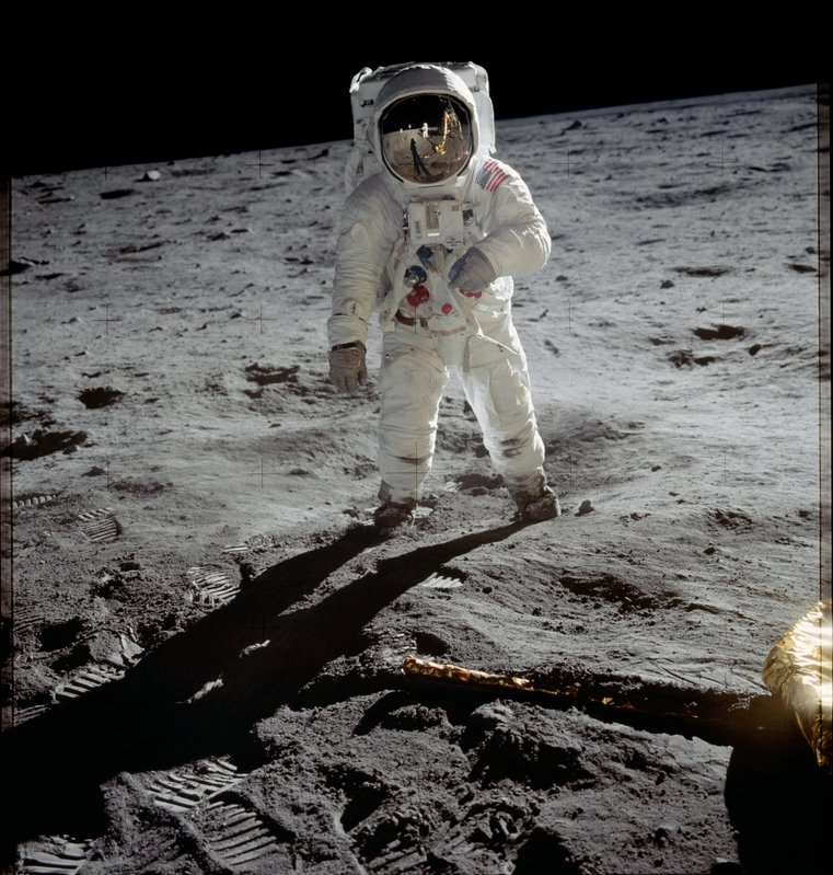Buzz Aldrin on the moon - Apollo 11